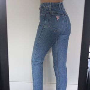 Vintage Guess High Rise Straight Leg Jeans